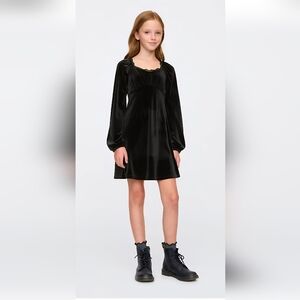 GAP Kids Soft Knit Velvet Peasant Style Dress, Size XL/12, RN#54023 NWT